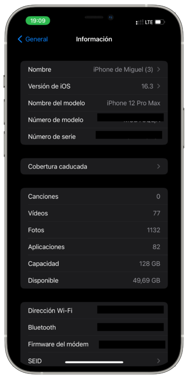 Versión ver las novedades de iOS 1