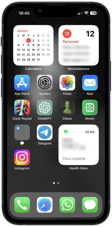 App ChatGPT en iPhone App ChatGPT en iPhone