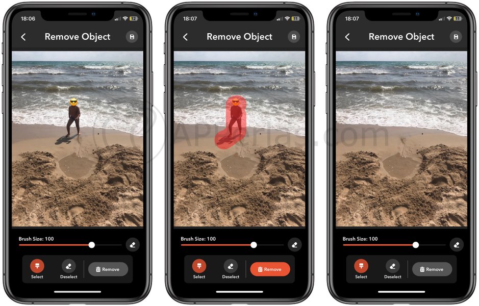 Borrar persona de la foto