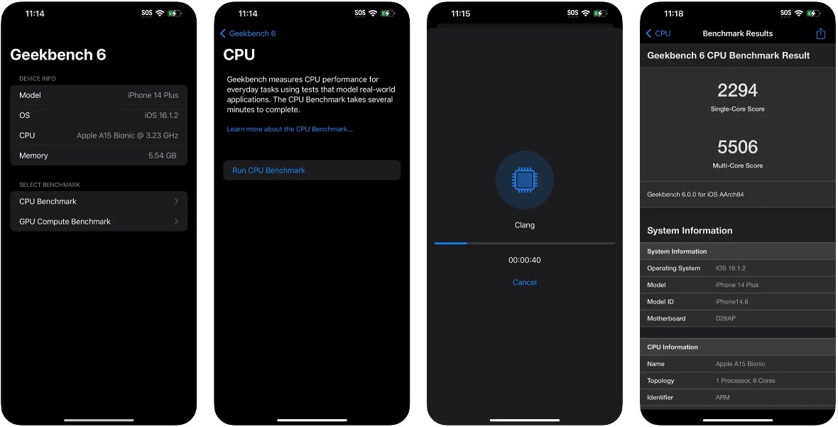 Capturas Geekbench 6 Capturas Geekbench 6