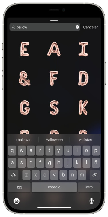 Letras letras originales en Instagram 1