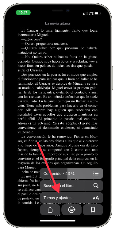 Icono tema en la app Libros 1