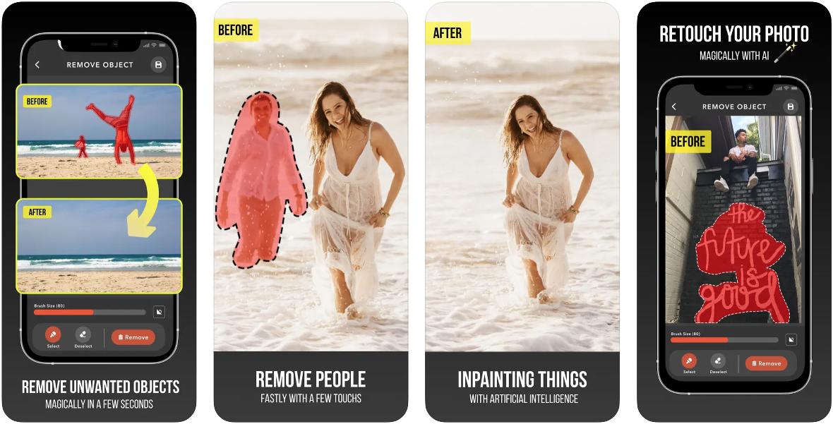 Capturas de la aplicación Remove Objects