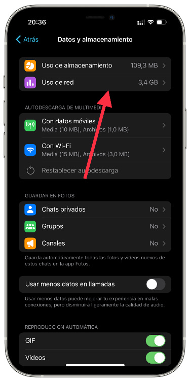 Red datos en Telegram 1