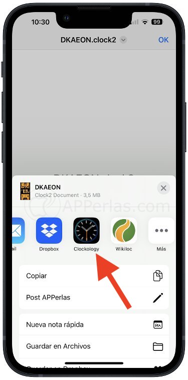 Elige la app Clockology Elige la app Clockology