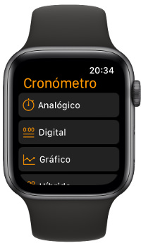 Cronómetros cronómetros del Apple Watch 2
