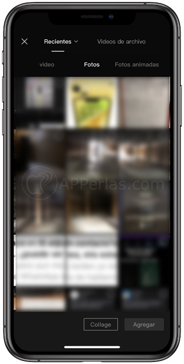 Seleccionar fotos en Capcut Seleccionar fotos en Capcut