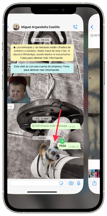 Arrastrar crear stickers en WhatsApp 1
