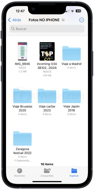 Subcarpetas para clasificar fotos y vídeos Subcarpetas para clasificar fotos y vídeos