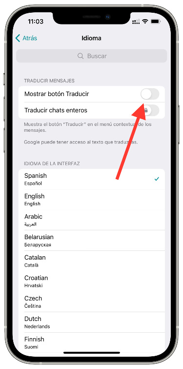 Traducir en Telegram 1
