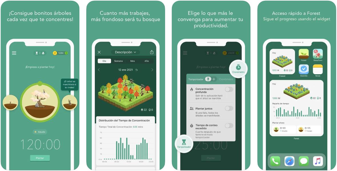 Forest, una de las más usadas del mundo para temas de productividad