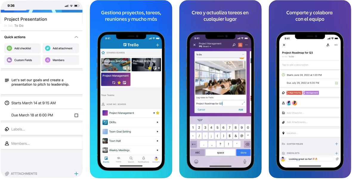 Trello, otra gran app de productividad