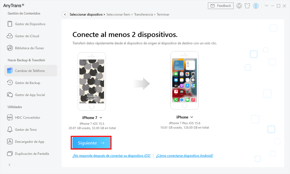 Conecta dispositivos Conecta dispositivos