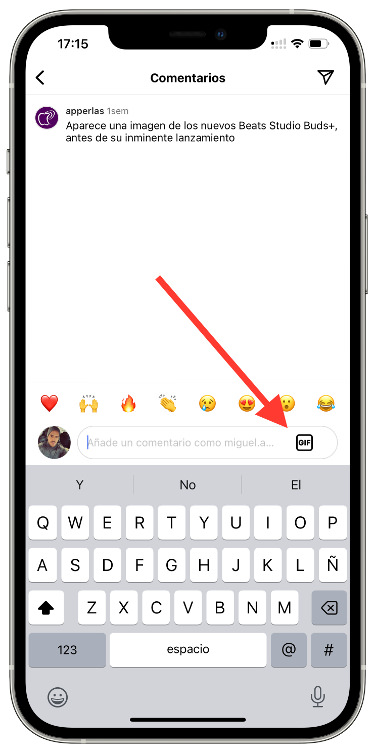 GIF comentarios con GIF