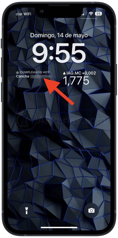 Widget grande con los aniversarios Widget grande con los aniversarios