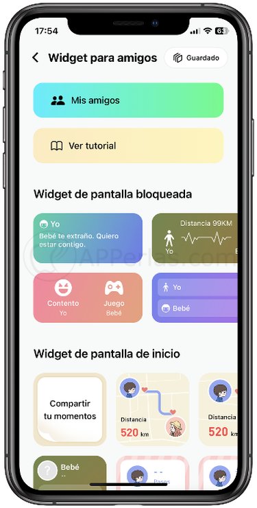 Comparte Widgets con amigos Comparte Widgets con amigos