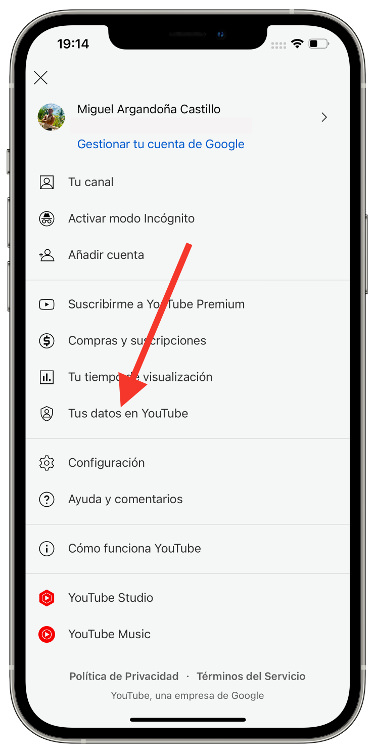 Datos datos de YouTube 1