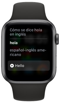 Siri traducir con el Apple Watch 1