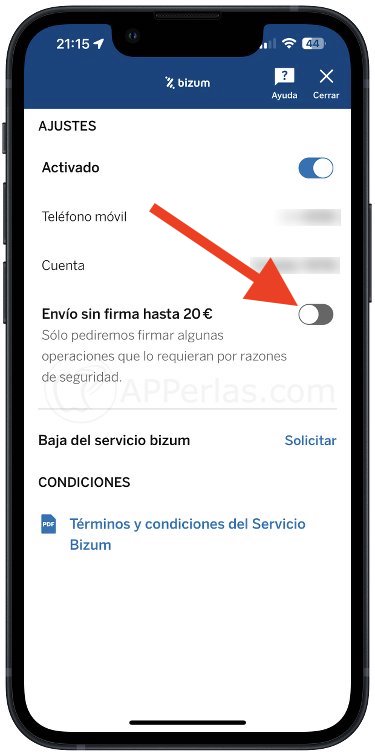 Desactiva esta opción para evitar estafas por Bizum Desactiva esta opción para evitar estafas por Bizum