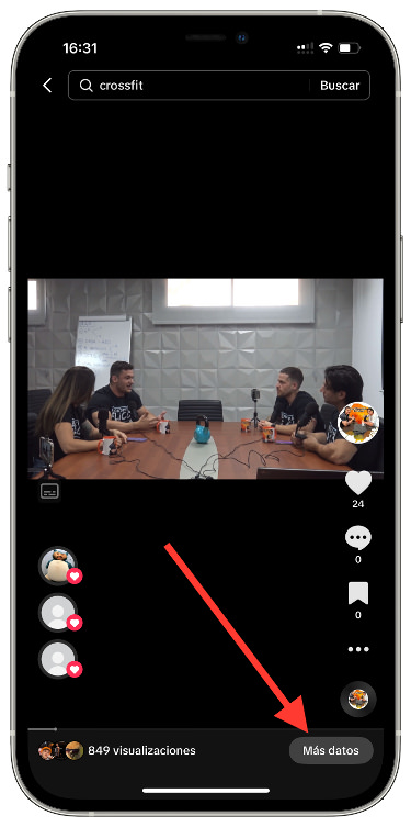 Datos información de un vídeo 1