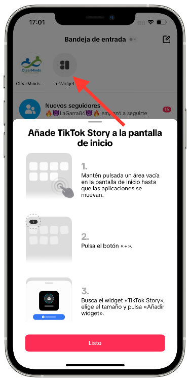 widget de TikTok 1