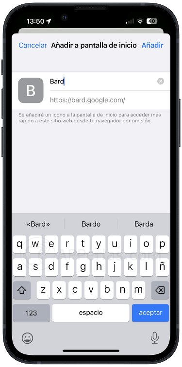 Configurando la app de Bard Configurando la app de Bard