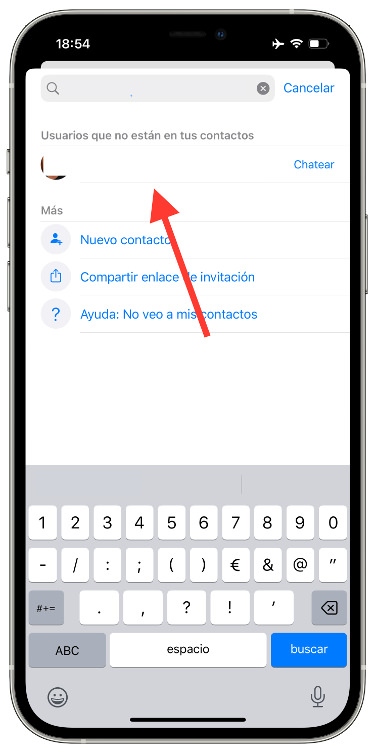 Número WhatsApp sin tener el número 1