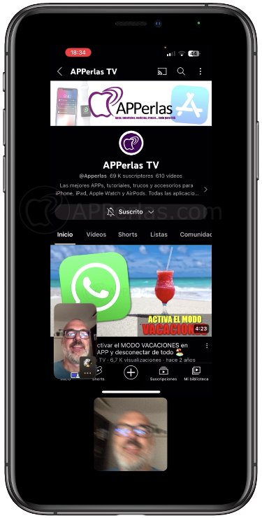 Cómo lo ve la otra persona de la videollamada