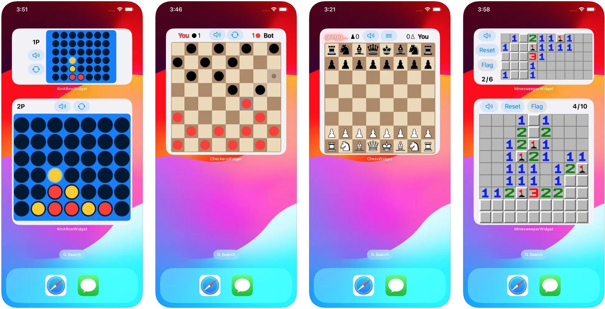 Widgets interactivos para jugar en el iPhone Widgets interactivos para jugar en el iPhone