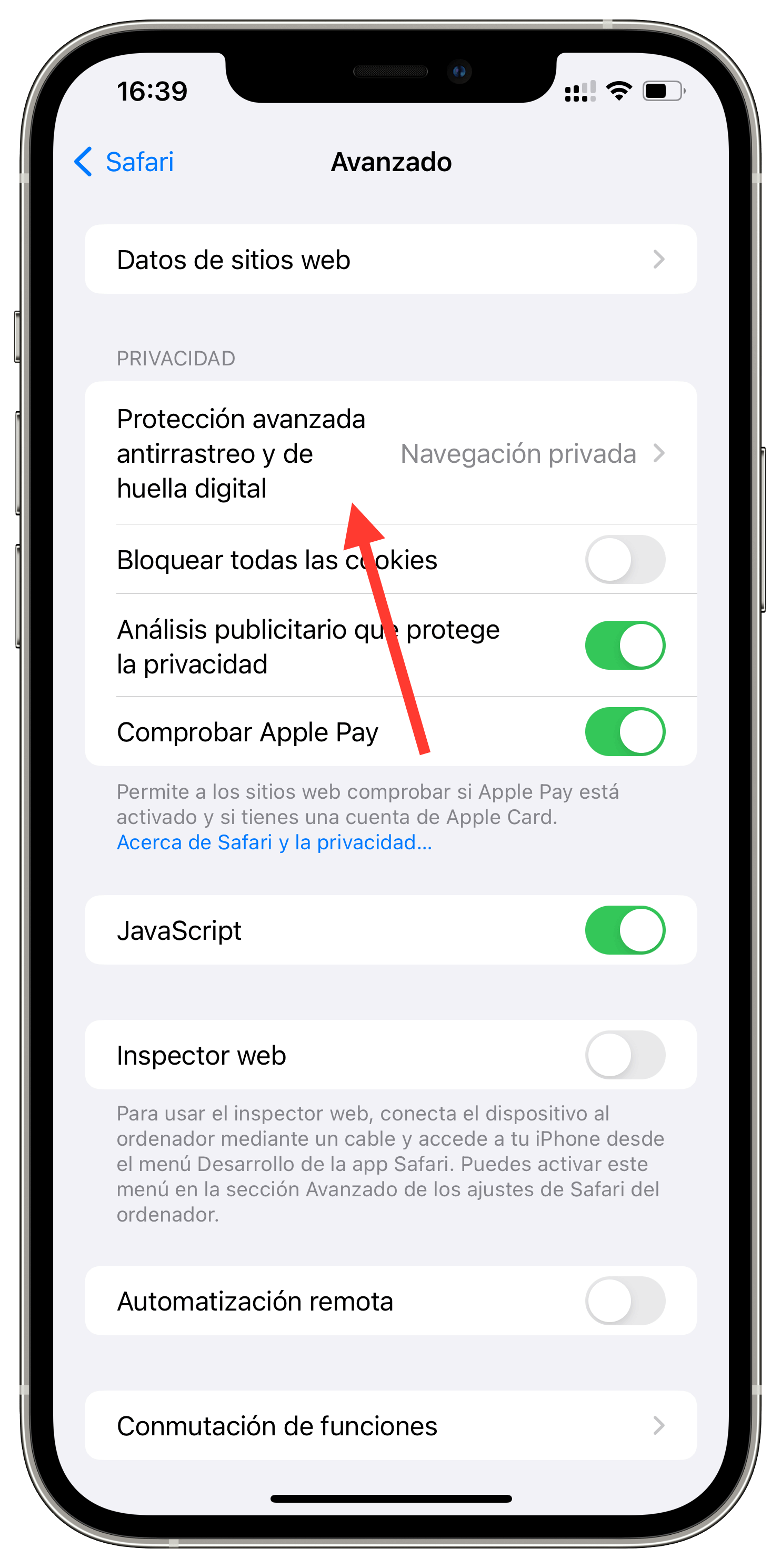 Seleccionar navegar más seguro 2