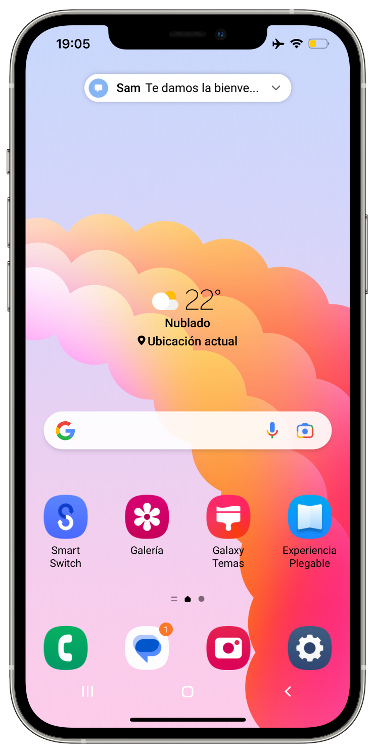 iPhone en un Android 3