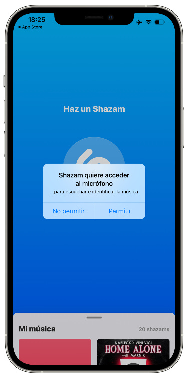 Shazam con los AirPods