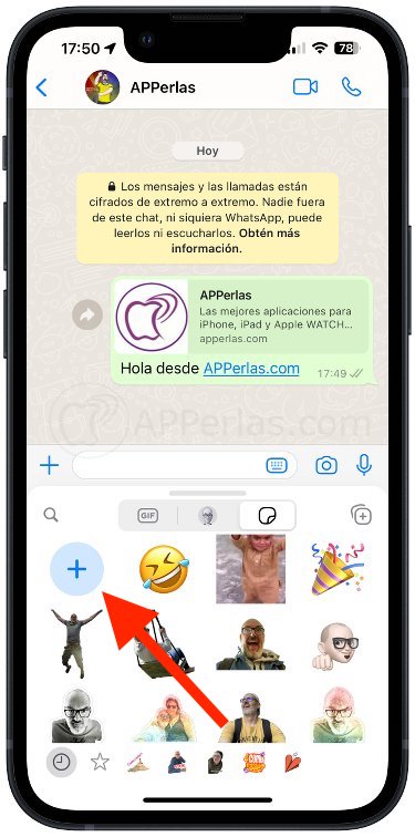Opción para crear Stickers en WhatsApp con tus fotos Opción para crear Stickers en WhatsApp con tus fotos