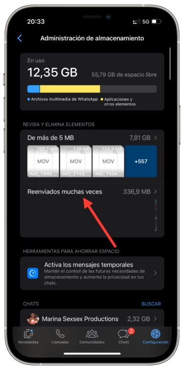 Enviados reenviado en WhatsApp 2
