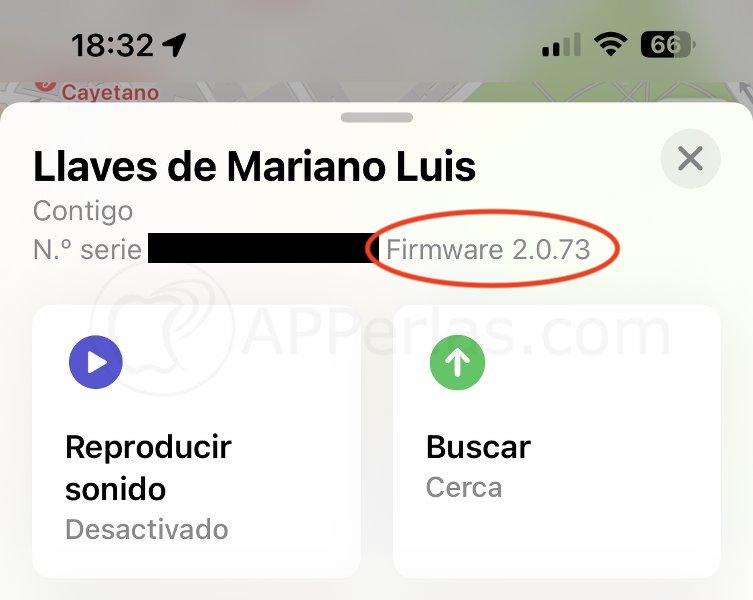 Actualizar Firmware del Airtag Actualizar Firmware del Airtag
