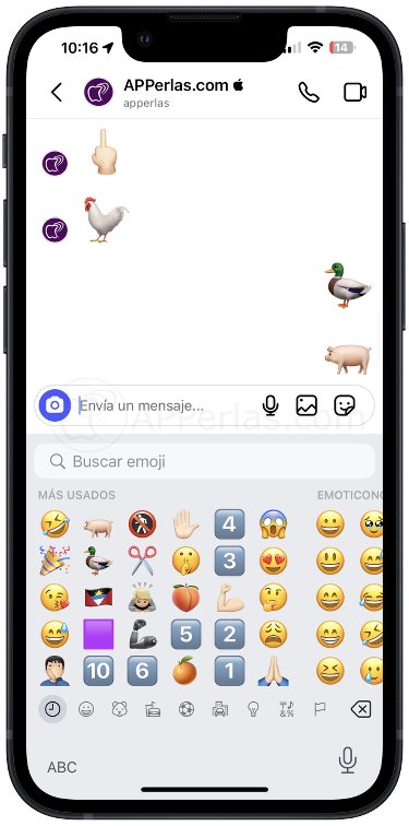 Emojis enviados en los mensajes privados de Instagram Emojis enviados en los mensajes privados de Instagram
