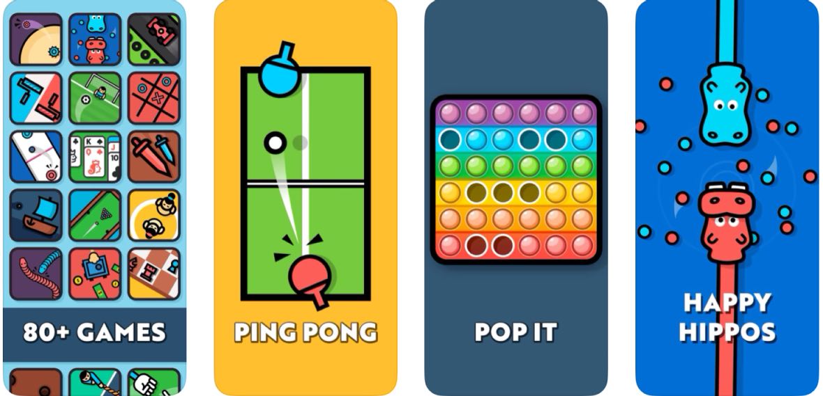 Juego para jugar 2 personas desde el mismo iPhone y iPad Juego para jugar 2 personas desde el mismo iPhone y iPad