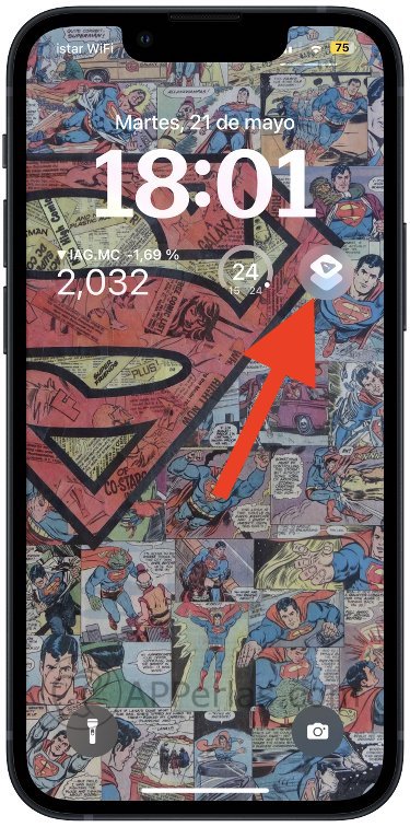 Botón antirrobo en iPhone