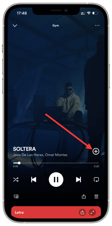canciones a una lista