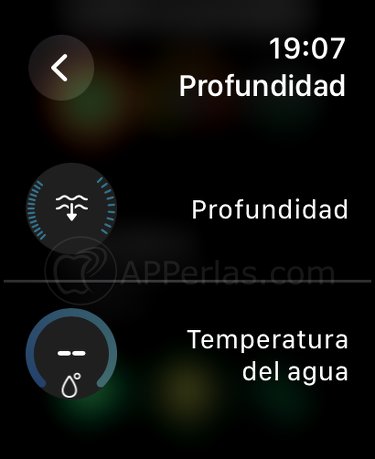Complicación temperatura agua Apple Watch
