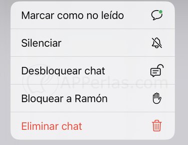 Desbloquear chats en WhatsApp Desbloquear chats en WhatsApp