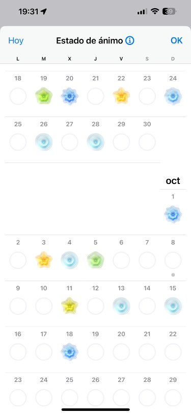 Calendario de Estados de Ánimo