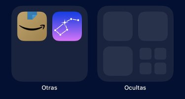 Carpeta de apps ocultas en iPhone Carpeta de apps ocultas en iPhone