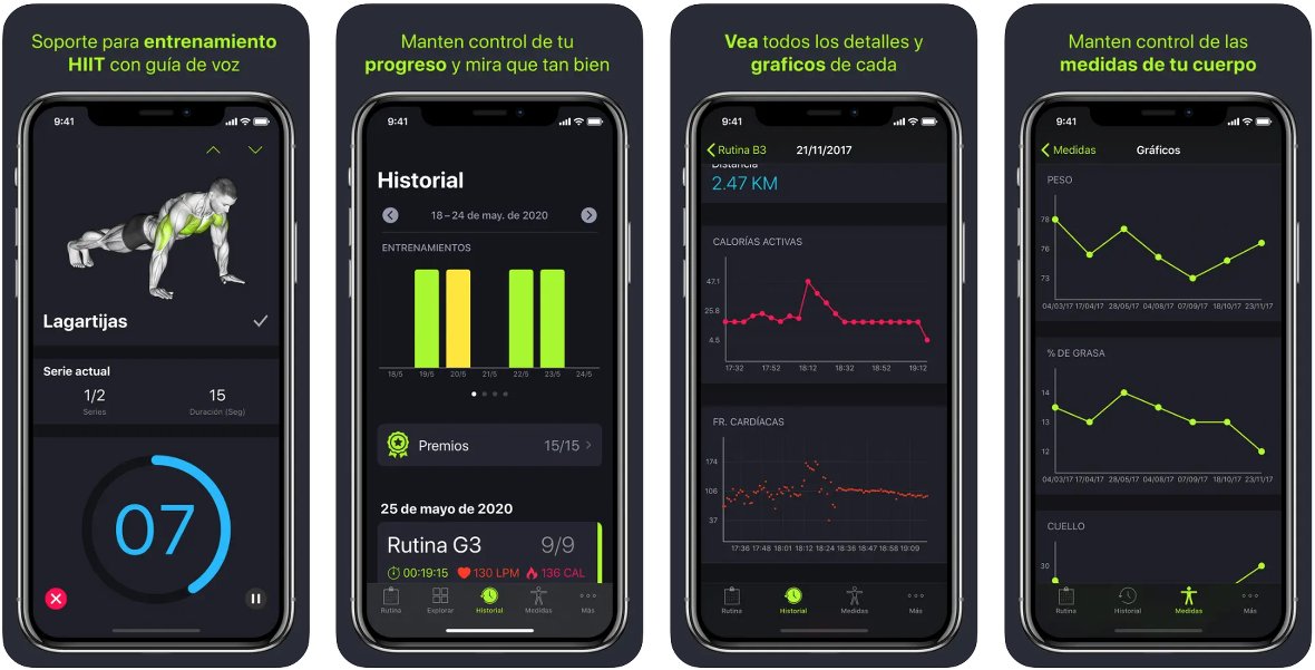 Seguimiento de entrenamientos en SmartGym. Seguimiento de entrenamientos en SmartGym.