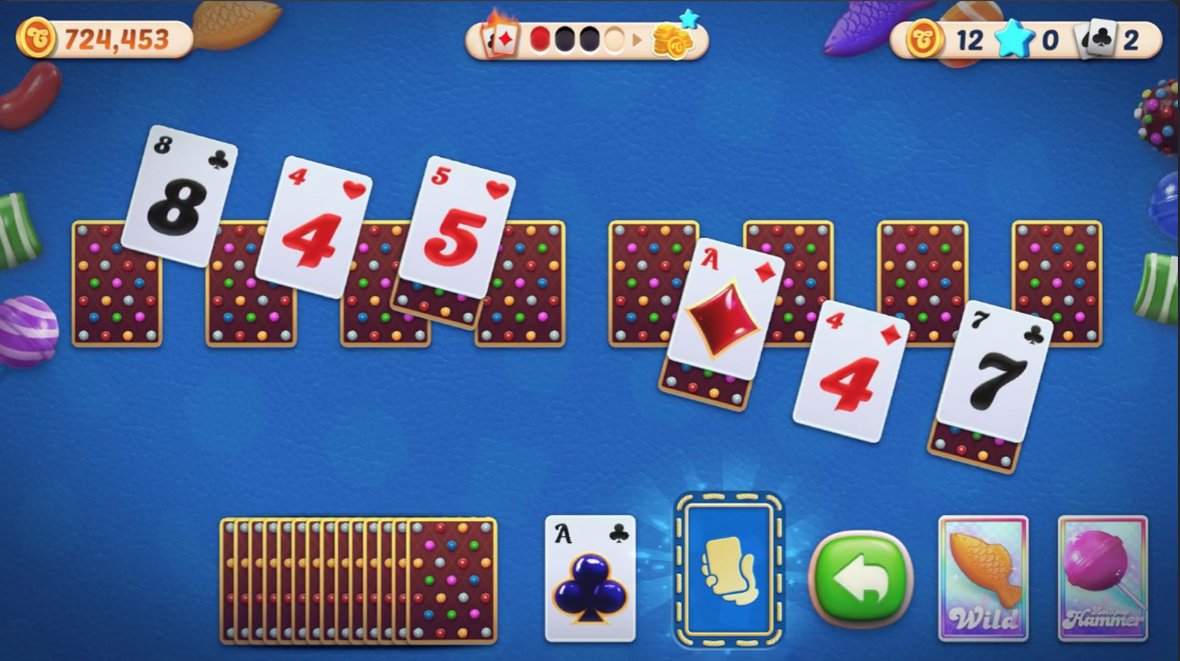 Captura Candy Crush Solitaire Captura Candy Crush Solitaire