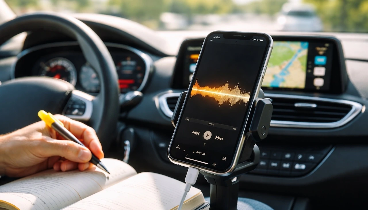 Estudia en el coche con CarPlay Estudia en el coche con CarPlay