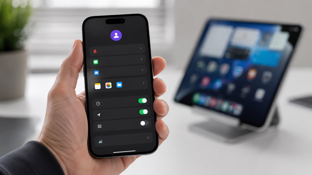Modo de Concentración en iPhone