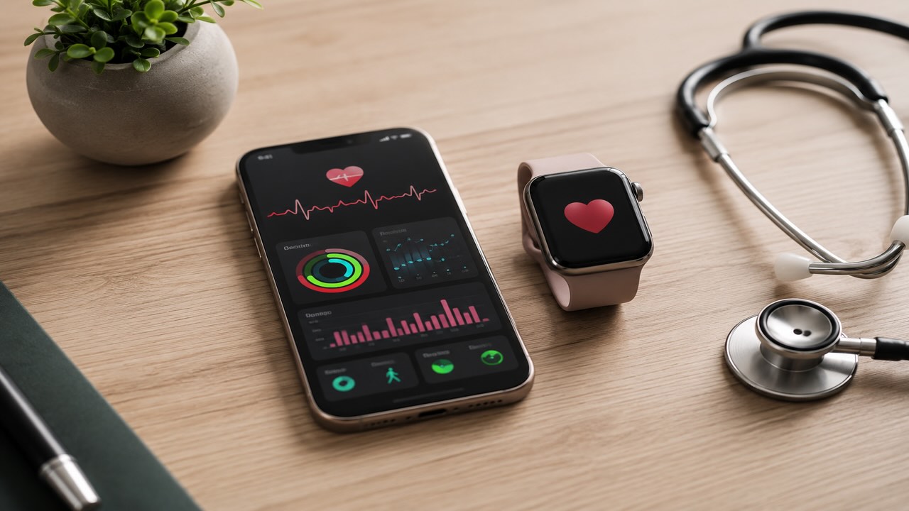 App Salud en iPhone y Apple Watch