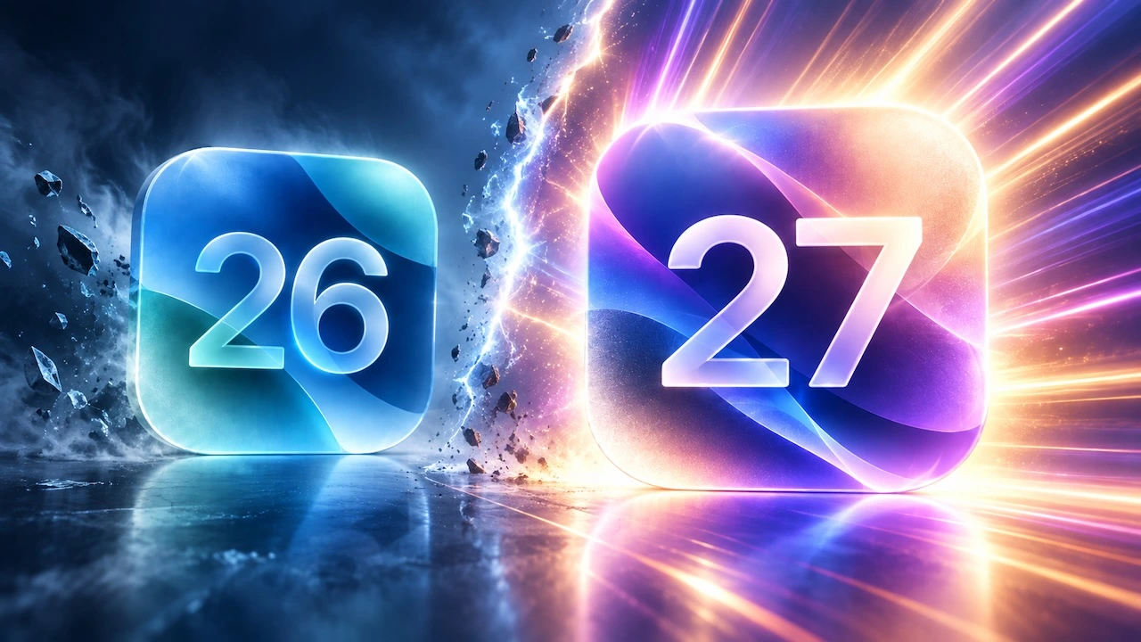 iOS 26 vs iOS 27 iOS 26 vs iOS 27