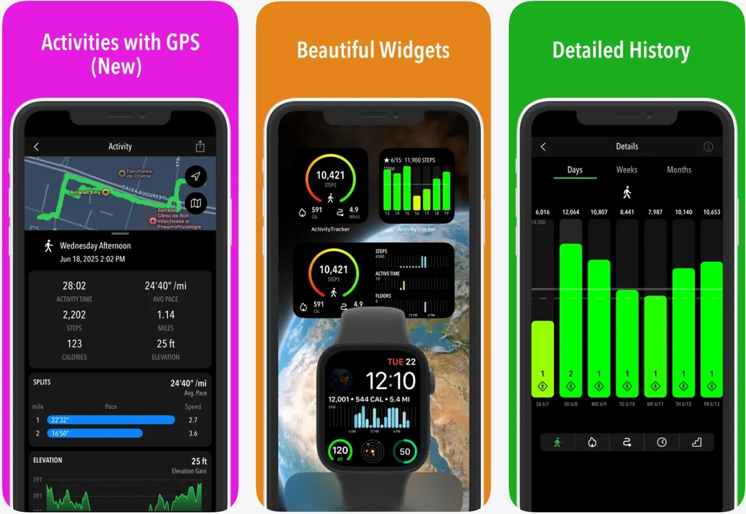 Interfaz de ActivityTracker